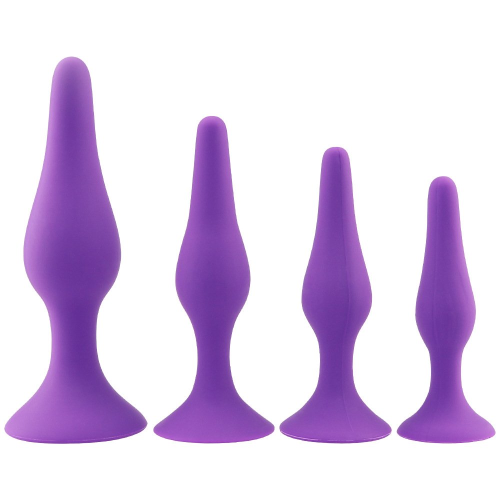 Expand Anal Plugs S M L XL 4 Size Available Extra Long Silicone Butt Plug Anal Sex Toy Pics