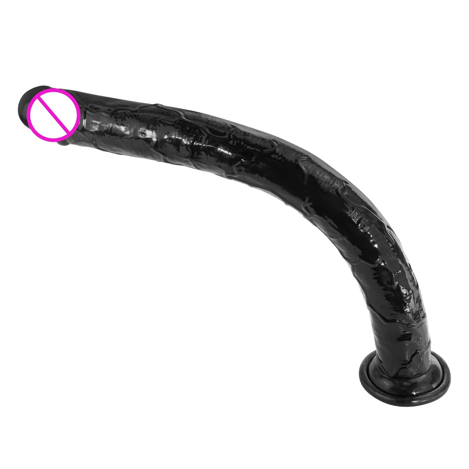 Super Long 18" Black Snake Shape XXL Dildo Anal Plug Vagina G-spot Stimulation Anus Intercourse Penis For Women Men Gay Lesbian