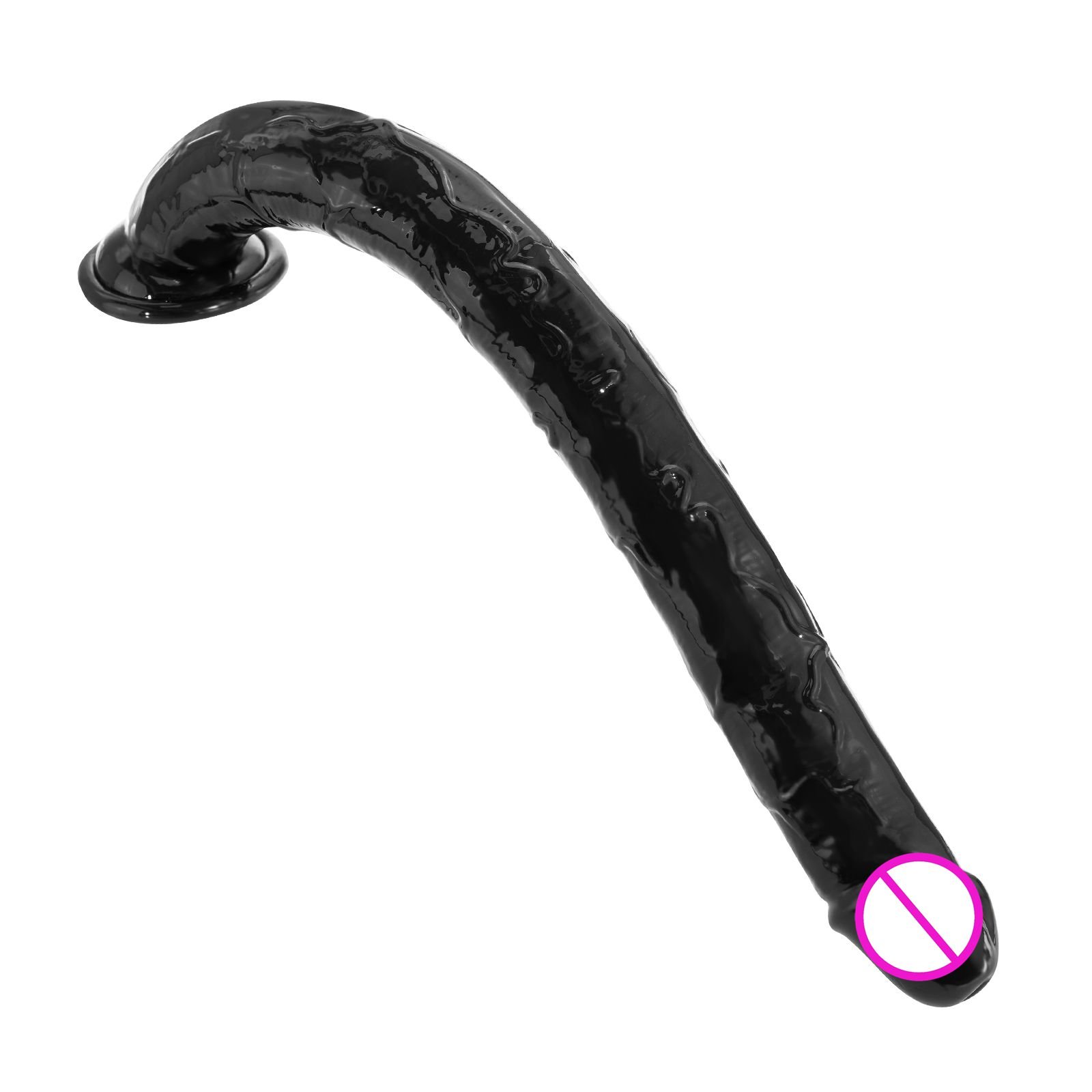 Super Long 18" Black Snake Shape XXL Dildo Anal Plug Vagina G-spot Stimulation Anus Intercourse Penis For Women Men Gay Lesbian
