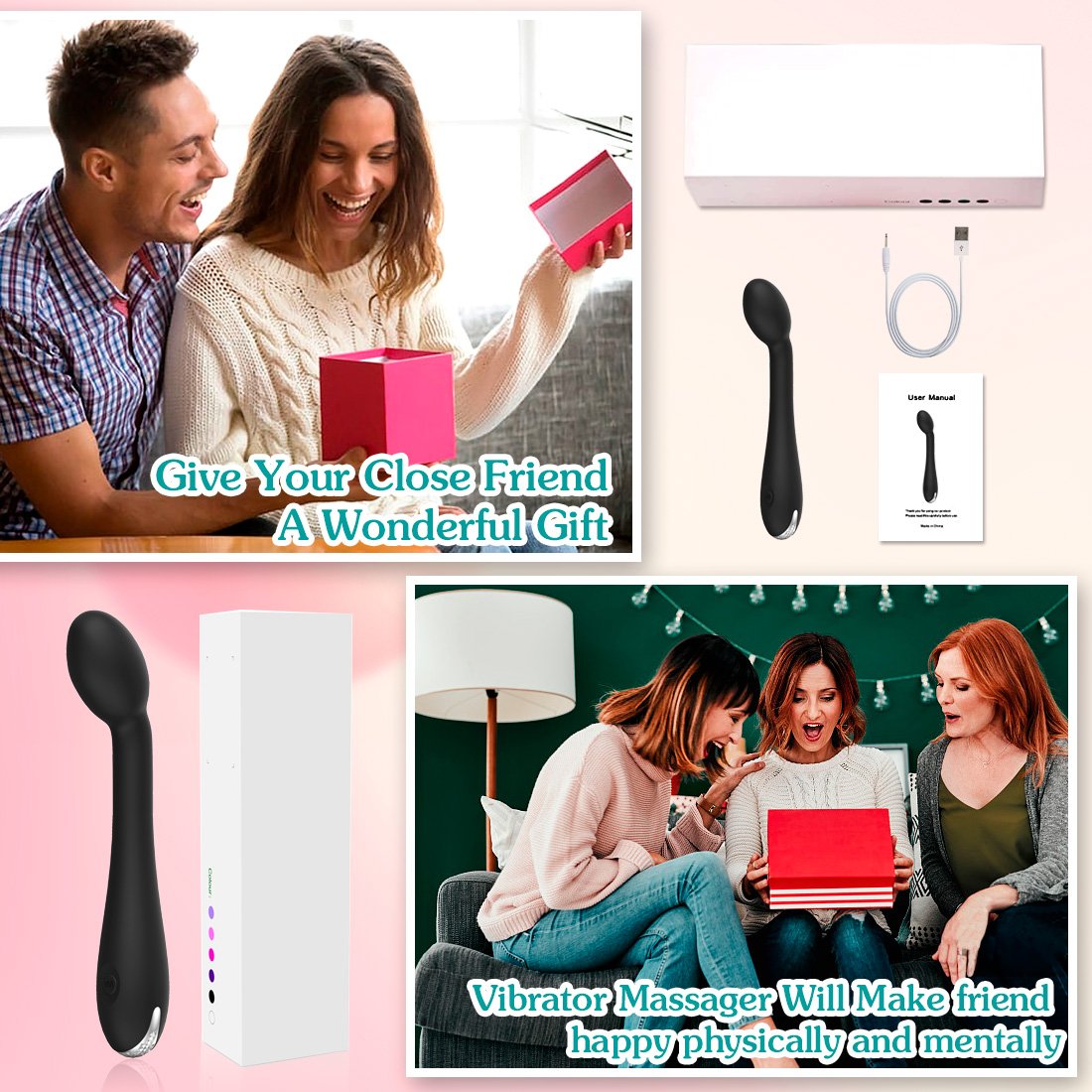 BlueRabbit G Spot Vibrator Wholesale Clitoris Stimulator G-Spot Vibrators Anal Prostate Massager Rechargeable G Point Sex Toys