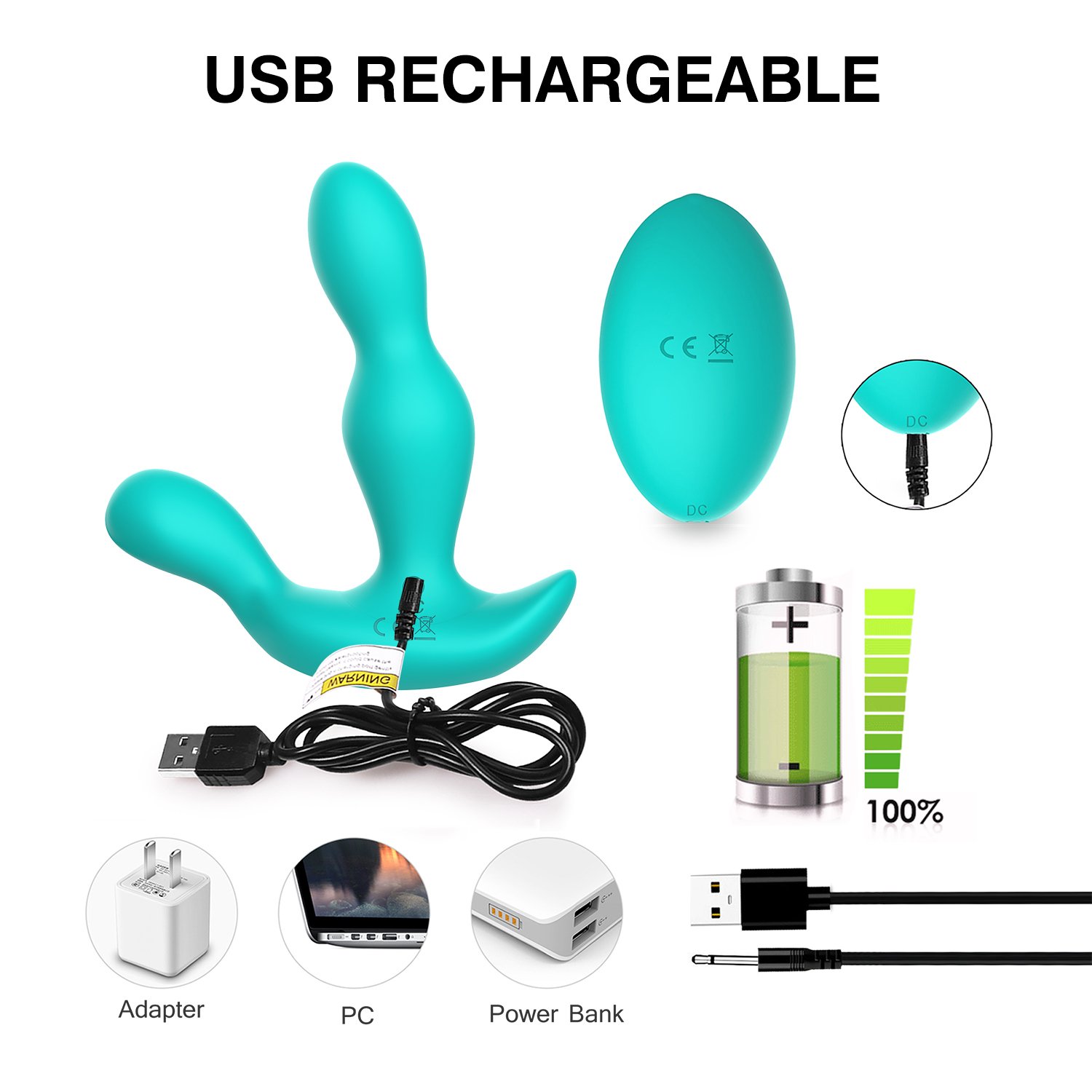 Wireless Remote Control Best Home Gay Anal Toys Plug Prostate Massager Vibrate Masturbator Sex Tool for Couple