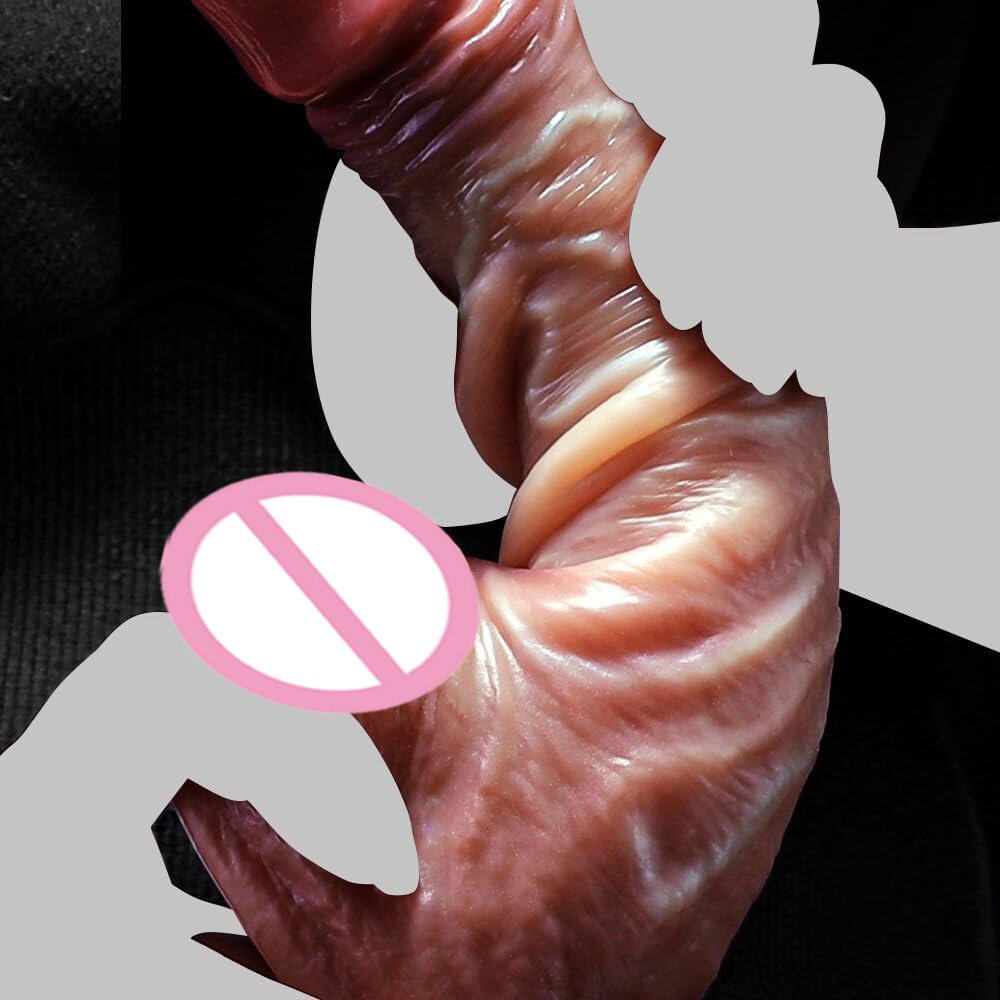Realistic Dildos for Women Skin Sliding Foreskin Testicles Dildo Anal Vaginal Stimulation Strapon Big Penis Sex Toys for Woman