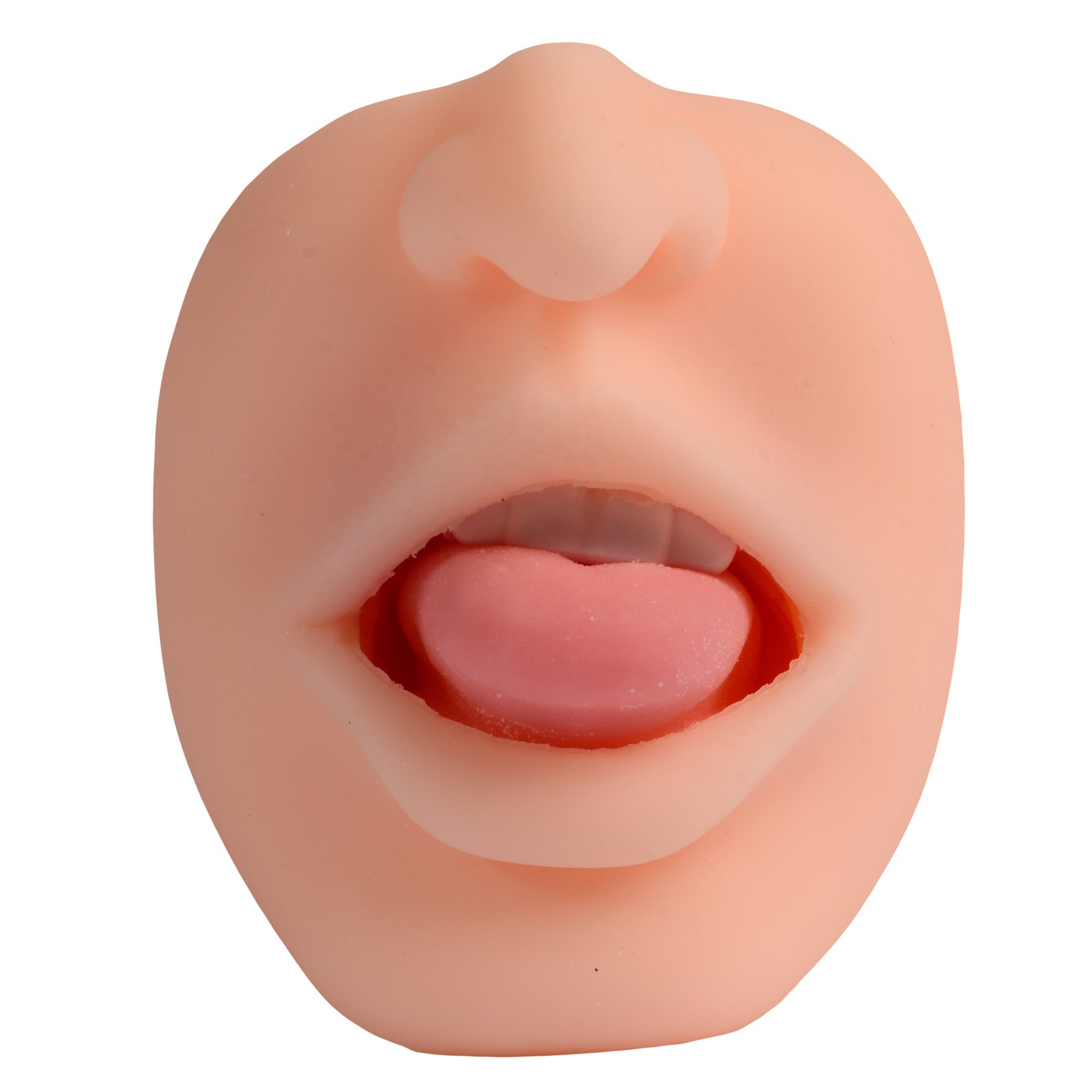 XISE Masturbation cup realistic mouth with teeth and tongue blowing work oral sex toy pocket vagina vagina man