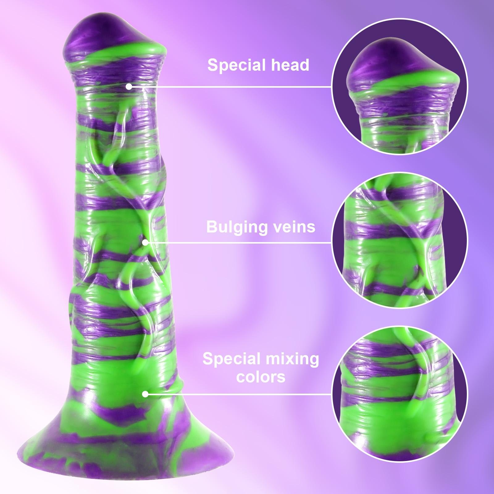 Huge Horse Penis Shape Friction Silicone Monster Dildo Big Suction Cup Vagina G-spot Stimulation Penis Anal Sex Toy For Women