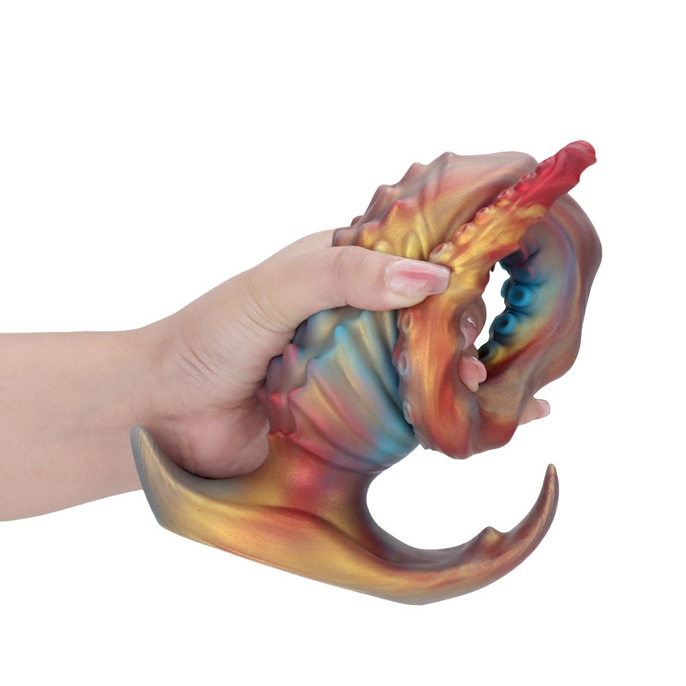 2kg mixed color super thick long octopus shaped anal plug sm adult female wearable backyard masturbation sex toy