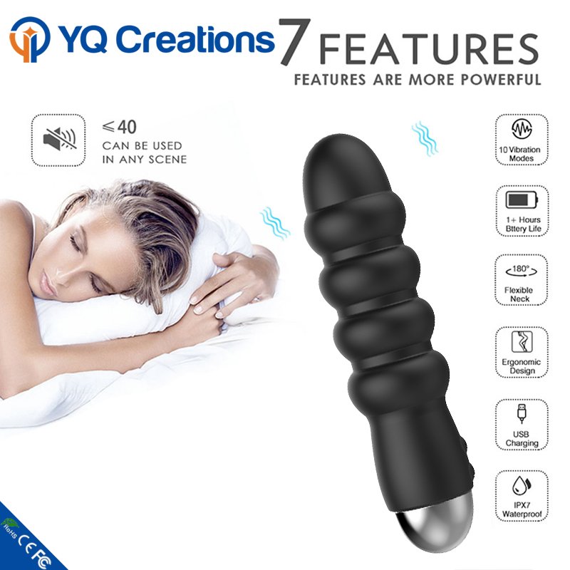 USB Rechargeable Medical Silicone G-spot Vibrating Massager Sex Toys For Women Vagina Vibrator