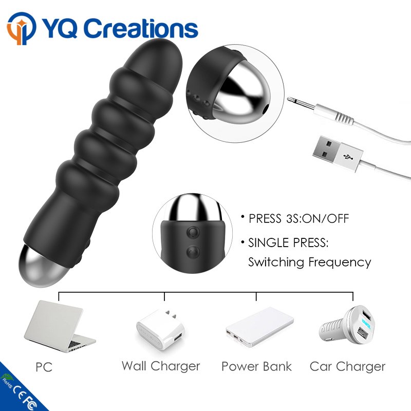USB Rechargeable Medical Silicone G-spot Vibrating Massager Sex Toys For Women Vagina Vibrator