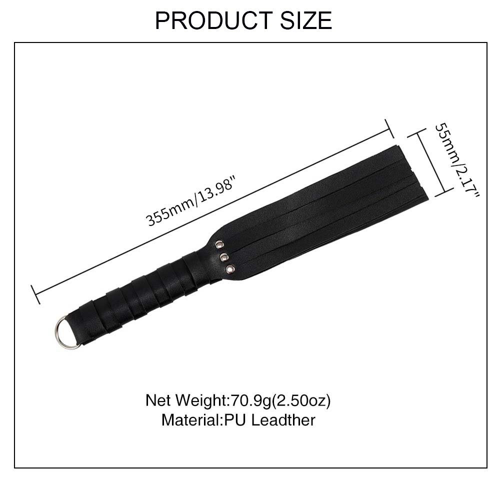 REDBURG Four Strip Shape PU Leather Paddle Black Bondage Gear Kits Adult Sex Toys Juguetes Sexuales SM