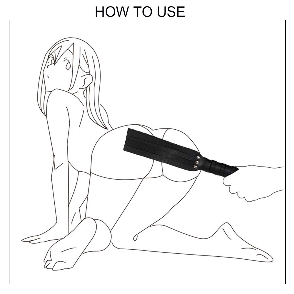 REDBURG Four Strip Shape PU Leather Paddle Black Bondage Gear Kits Adult Sex Toys Juguetes Sexuales SM