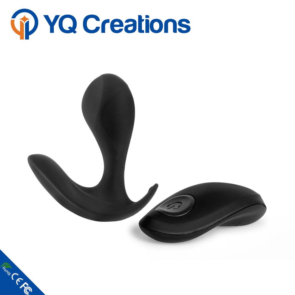 wholesale soft silicone rechargeable wireless remote control Vibrating Anal Butt plug Vibrator Adult Sex Toys