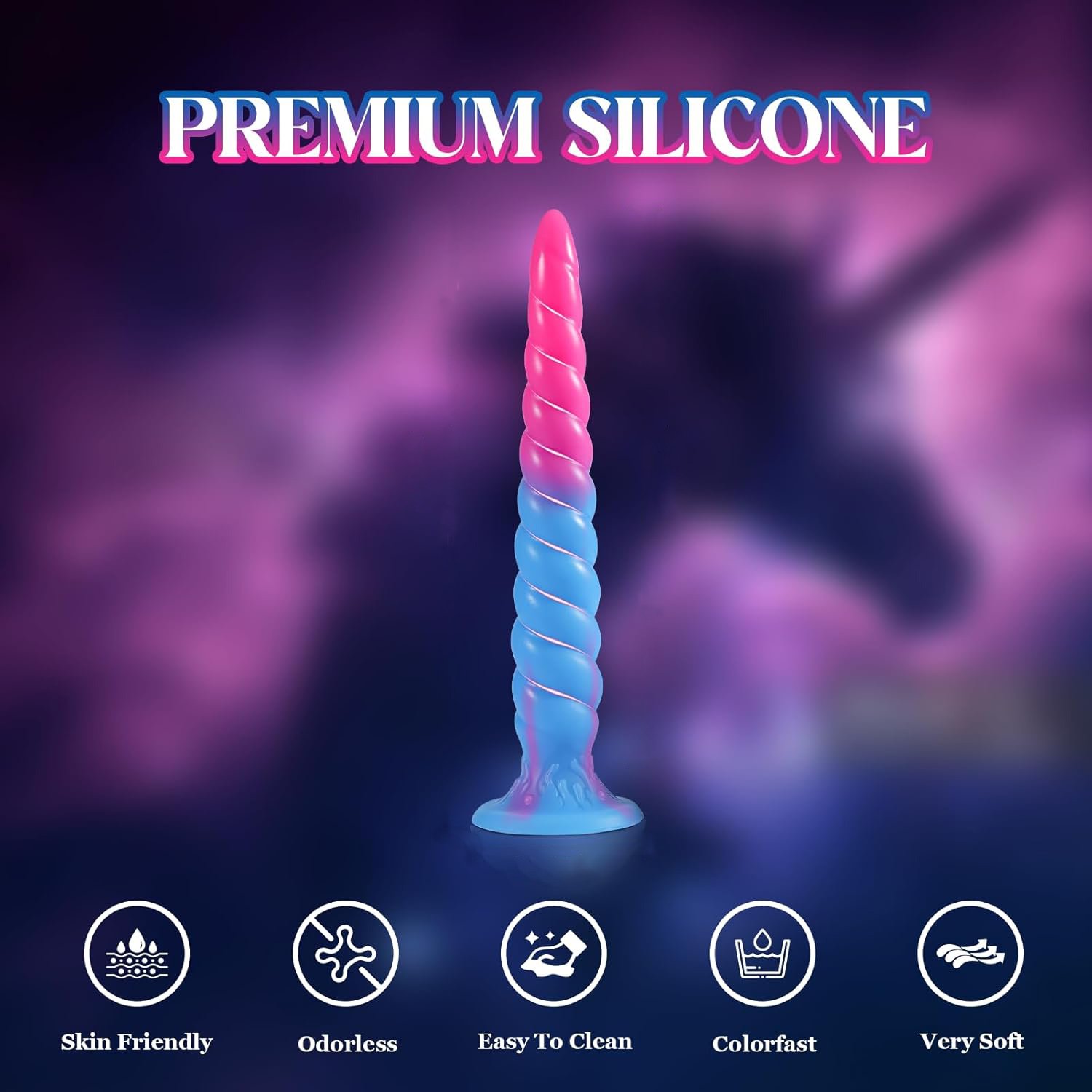Super Long Luminous Plug Anal Dildos Colourful Glowin Big Anal Plug for Women Men Soft Buttplugs with Suction Cup Anus Sex Toys