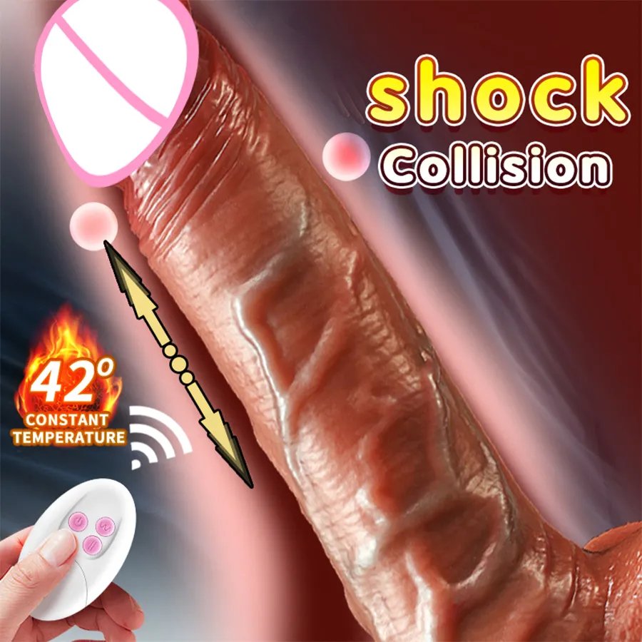 AAV Original Factory Huge Silicone Thrusting Para Mujer 12 inch Remote Control Realistic Big Vibrator Dildos for Women