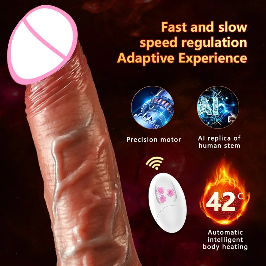 AAV Original Factory Huge Silicone Thrusting Para Mujer 12 inch Remote Control Realistic Big Vibrator Dildos for Women