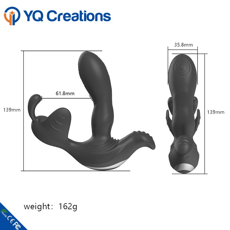 3 In 1 Prostata Massager Anal Sex Toys Silicone Prostate Massage Remote Control Device Prostate Massager