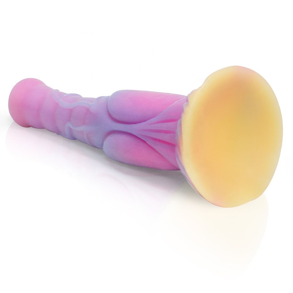 Large Soft Silicone Female Dildo Toy Luminous Thrusting Wearable with Strong Suction Anal Toys Couples Wearable Sex Toy Women