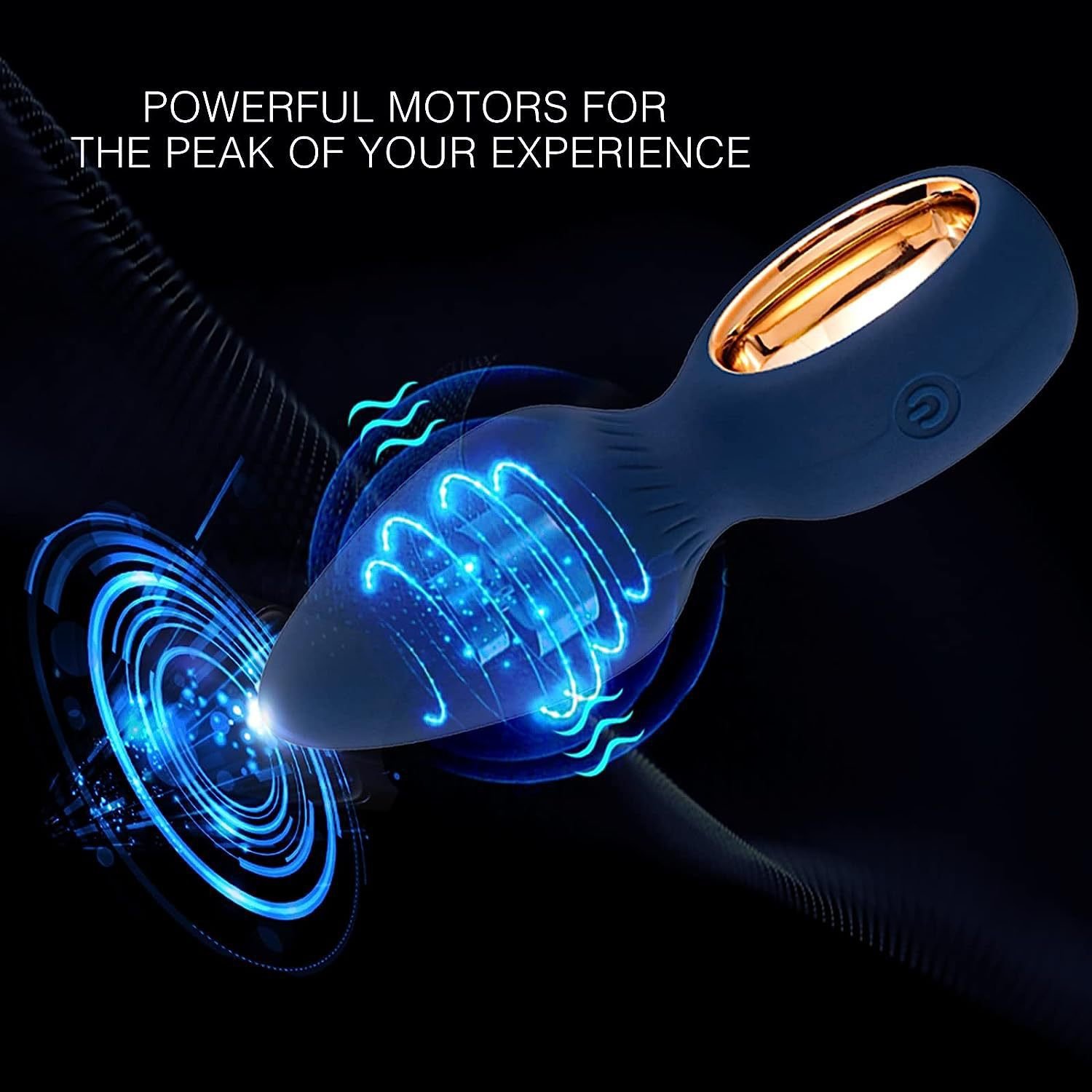 Sexfoxes OEM ODM 9 Vibration Modes Silicone Adult Couple Sex Toys Vibrating Butt Plug Anal Vaginal Plug for Women Men