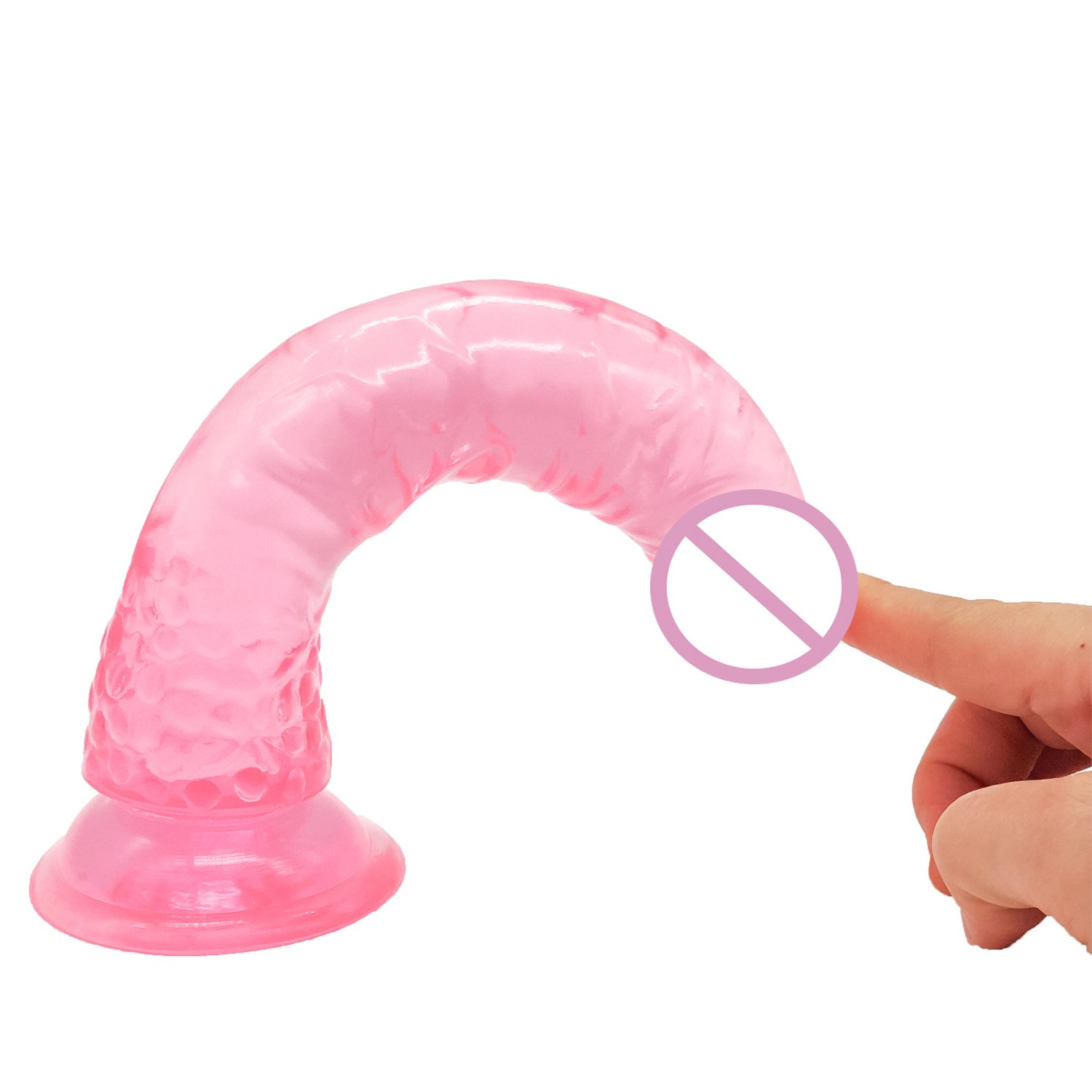 Realistic Dildo Anal Masturbator Sex Toys for Couples Crystal Jelly Dildo Suction Cup Penis Thrusting Dildo Phalos for Women Hot