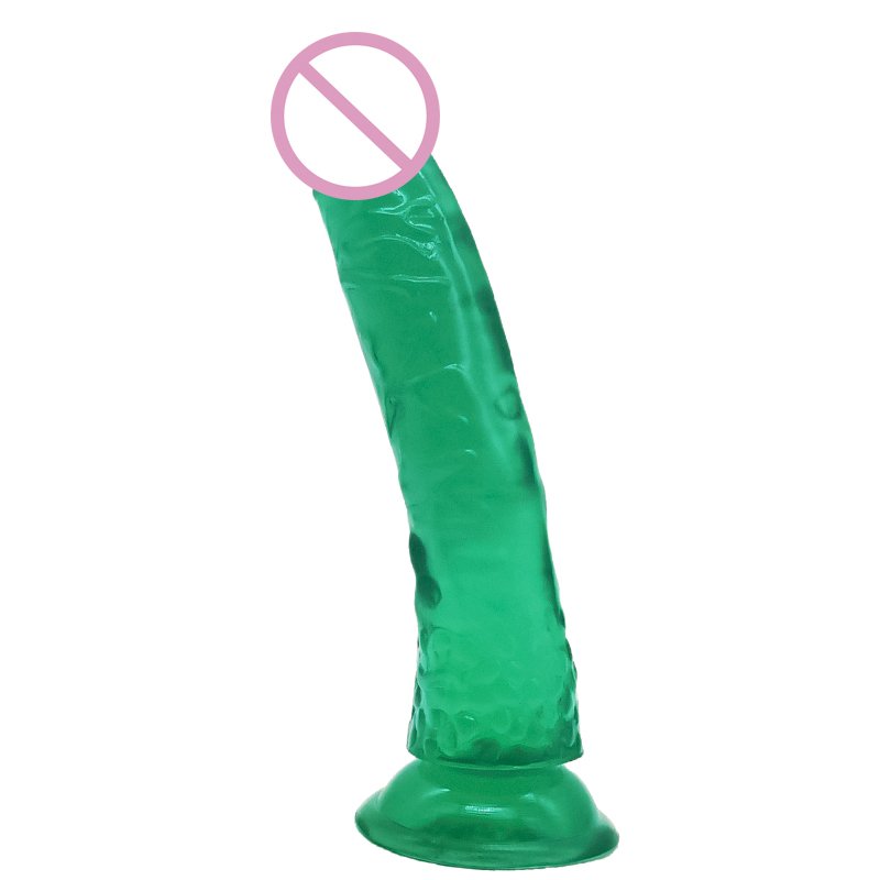 Realistic Dildo Anal Masturbator Sex Toys for Couples Crystal Jelly Dildo Suction Cup Penis Thrusting Dildo Phalos for Women Hot
