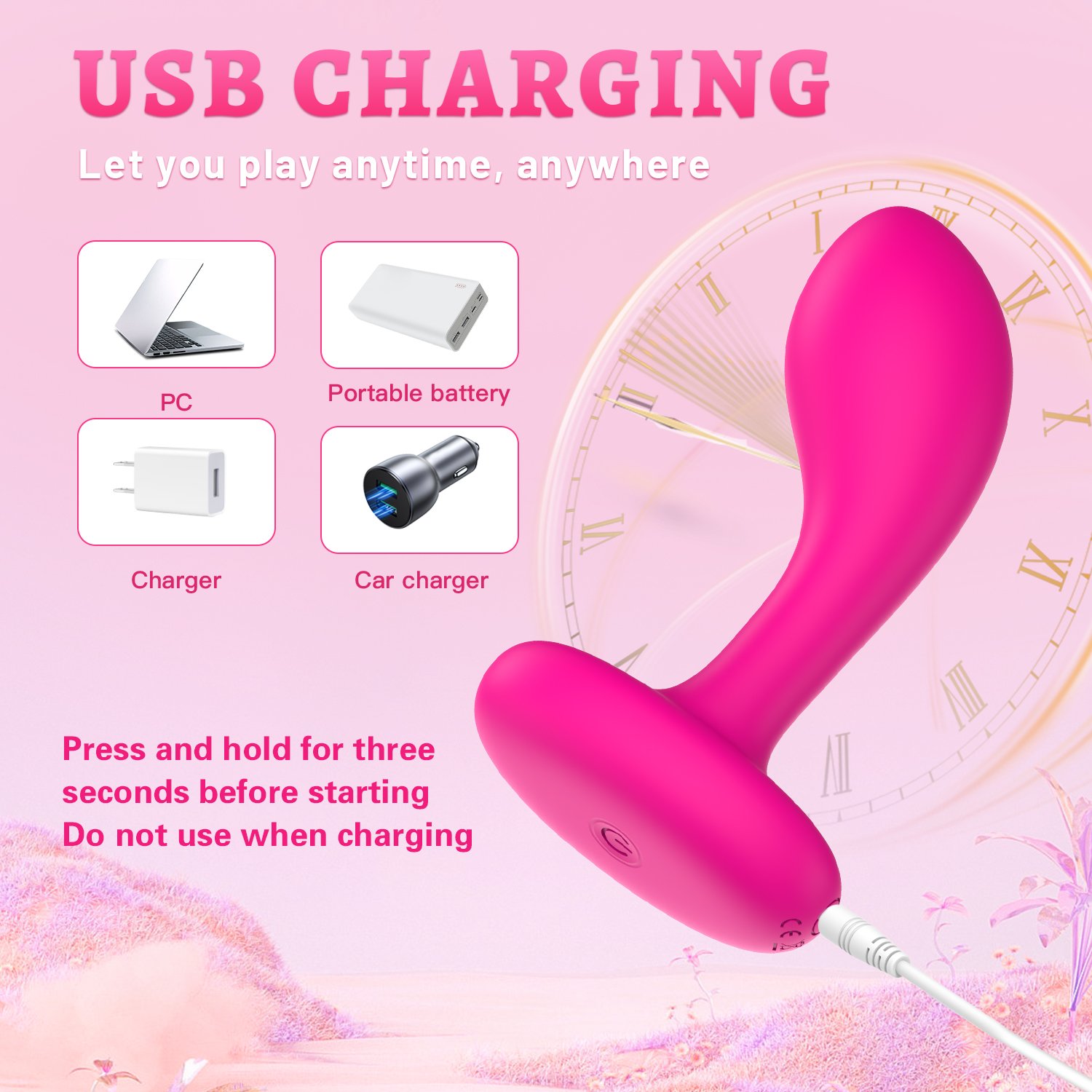 Strong Silicone Butt Plug Anal Toy for Couple Sex Anal Tail Product