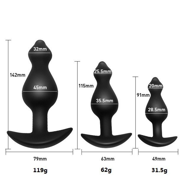 hot selling High quality Silicone Butt Plug Anal Plug Vibrators For Homosexual AV Massager Adult Sex Toys