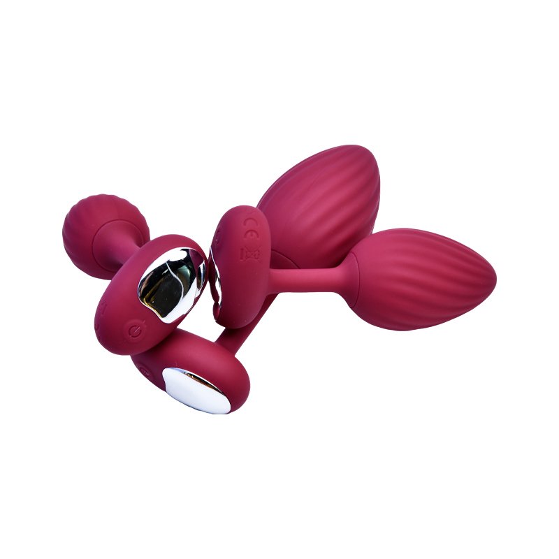Dingfoo Vibrating Butt Plug Prostate Massagers with Remote Control Sex Toys for Men and Women Anal Plug