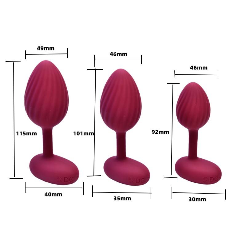 Dingfoo Vibrating Butt Plug Prostate Massagers with Remote Control Sex Toys for Men and Women Anal Plug