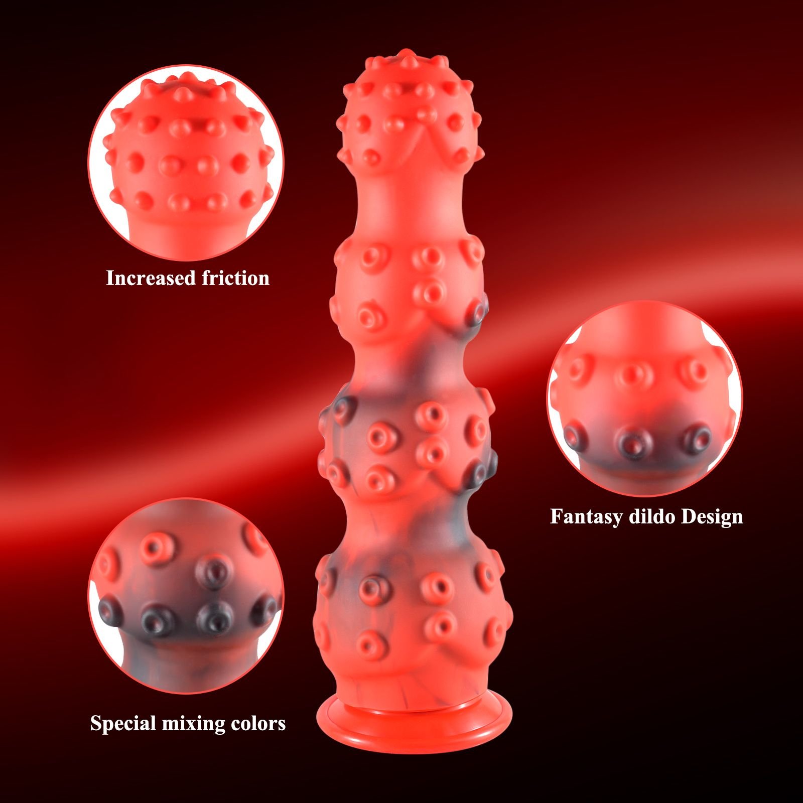 Super Huge 34cm Dia 9.3cm Spikey Ball Silicone Anal Dildo Large Particles G Spot XXL Dildo Strong Suction Cup Anal Plug Sex Toy