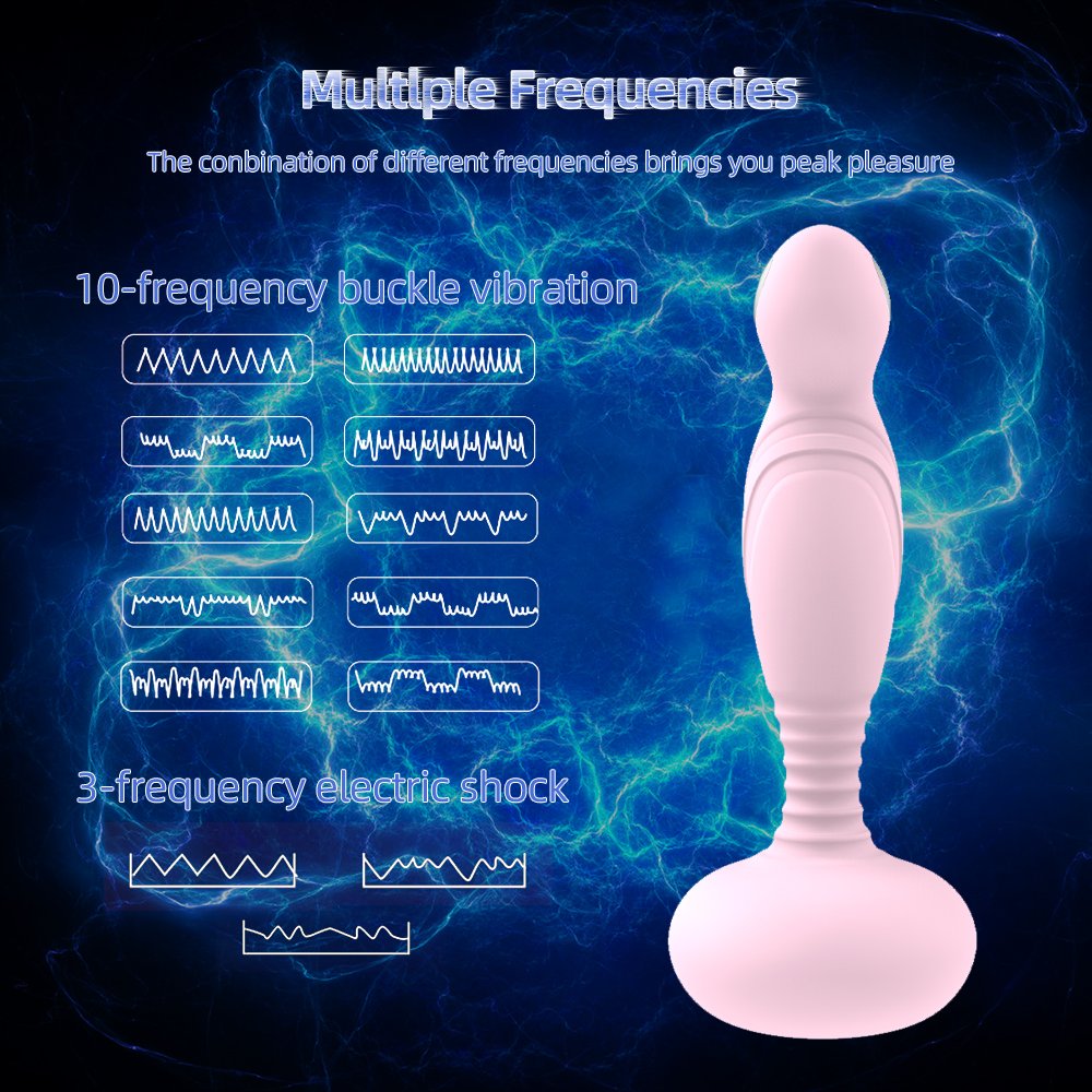Anal vibrator butt plug prostate massager stimulator adult male anal pleasure toy portable anal plug