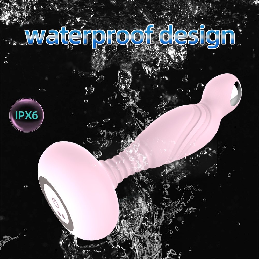 Anal vibrator butt plug prostate massager stimulator adult male anal pleasure toy portable anal plug