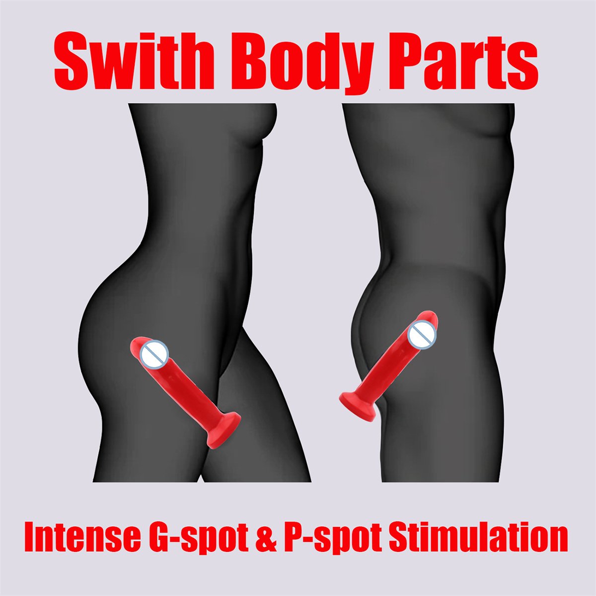 Aimitoy Customized Huge Dildos for G spot and Clitoris Stimulation with Strong Suction Cup Anal Sex Toys for Women and Men