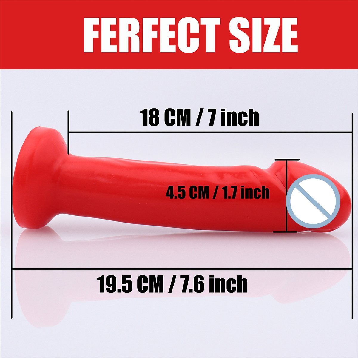 Aimitoy Customized Huge Dildos for G spot and Clitoris Stimulation with Strong Suction Cup Anal Sex Toys for Women and Men