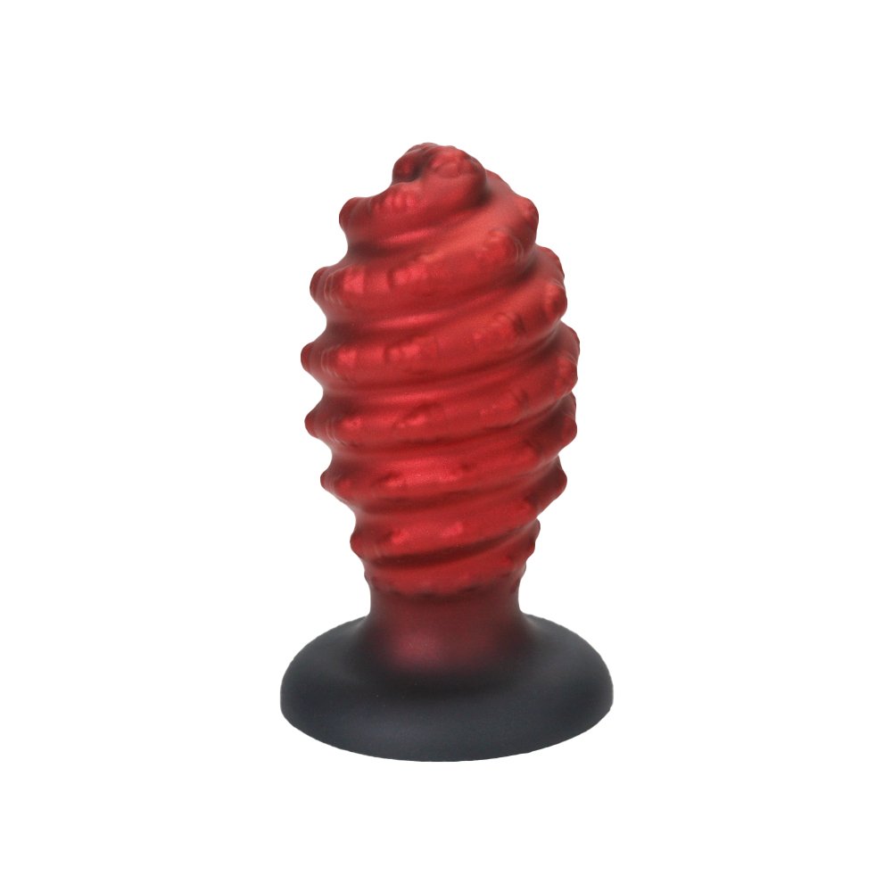 New Design Large Soft Silicone Adult Butt Plug Set Red Thrust Butt Toy Sexy Anal Sex Dildo Unisex Adult Sex Toy