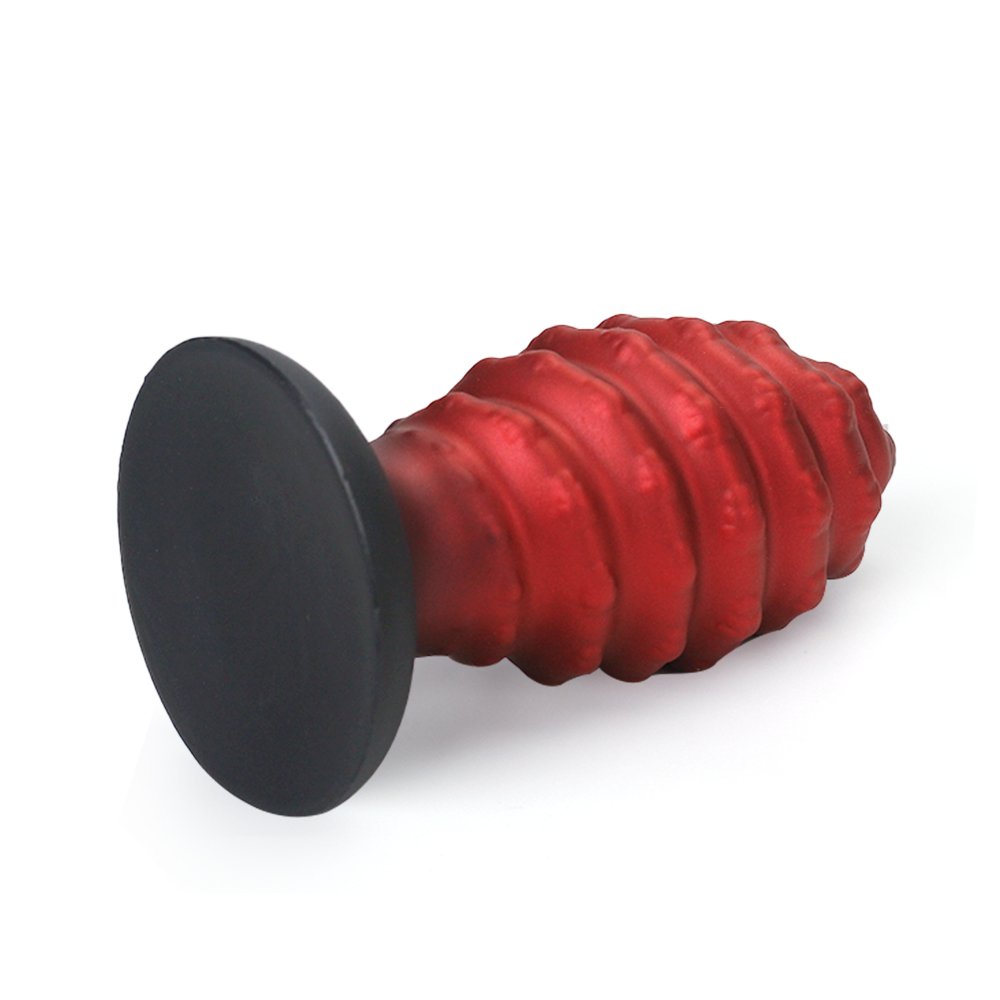 New Design Large Soft Silicone Adult Butt Plug Set Red Thrust Butt Toy Sexy Anal Sex Dildo Unisex Adult Sex Toy