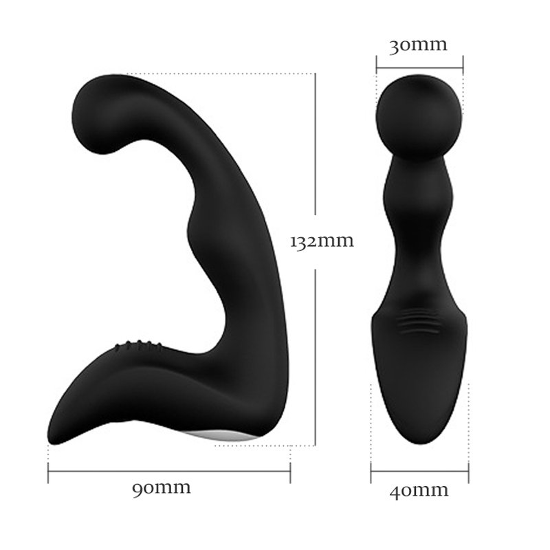 USB Rechargeable Silicone Butt Masturbator Prostate Massager 10 Speeds Mute Anal P spot Vibrator Adult Sex Toys for Man