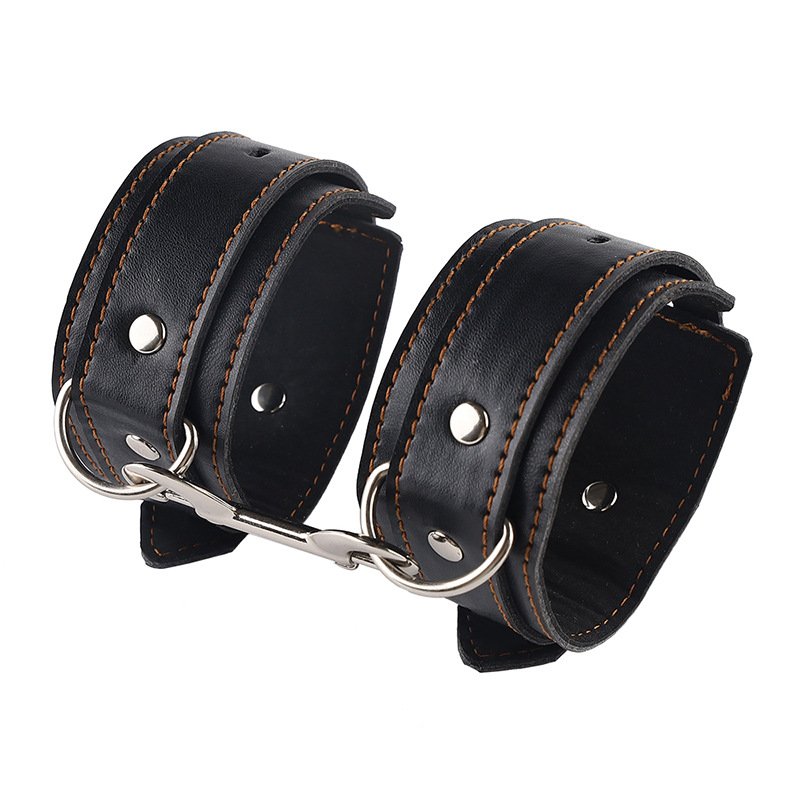 Back Collar Strap Handcuffs Mouth Ball BDSM Bondage Sex Hand cuffs Sex Fetish Slave Bondage For Couples Anal plug sex toys