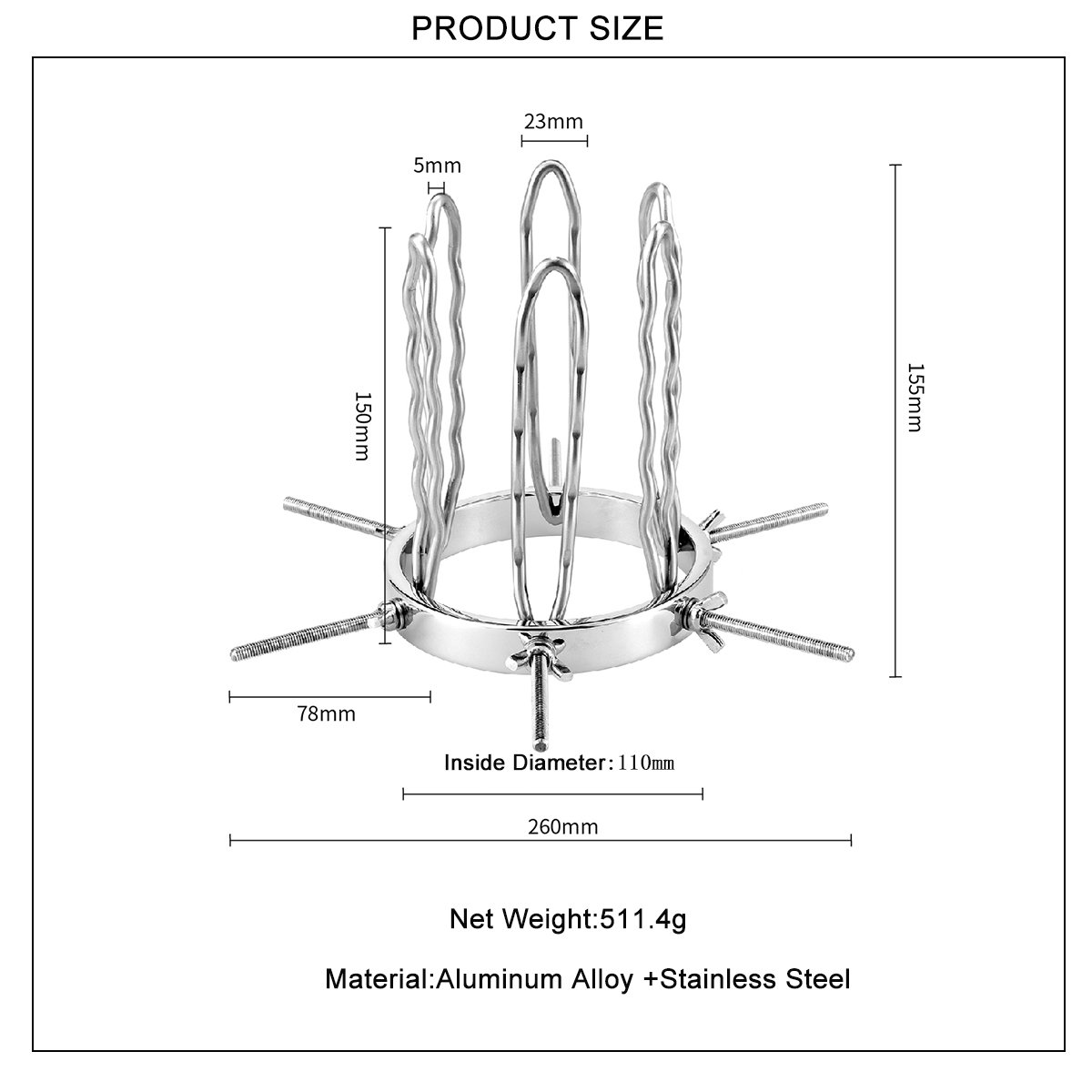 Adjustable Stainless Steel Anal Dilators Metal Anal Toys Aluminium Alloy Anal Speculum Butt Plug Sex Toys Women Men Juguetes
