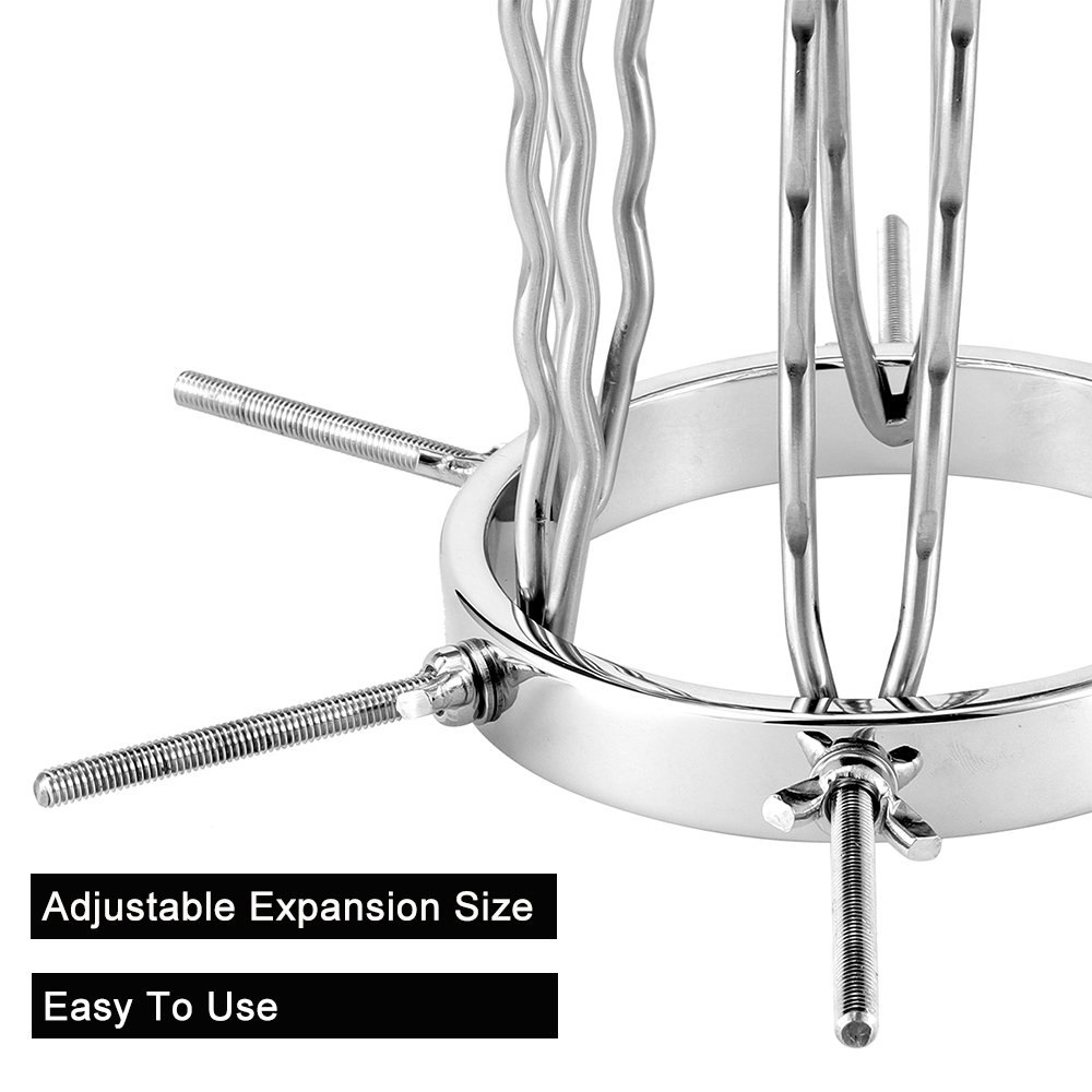 Adjustable Stainless Steel Anal Dilators Metal Anal Toys Aluminium Alloy Anal Speculum Butt Plug Sex Toys Women Men Juguetes
