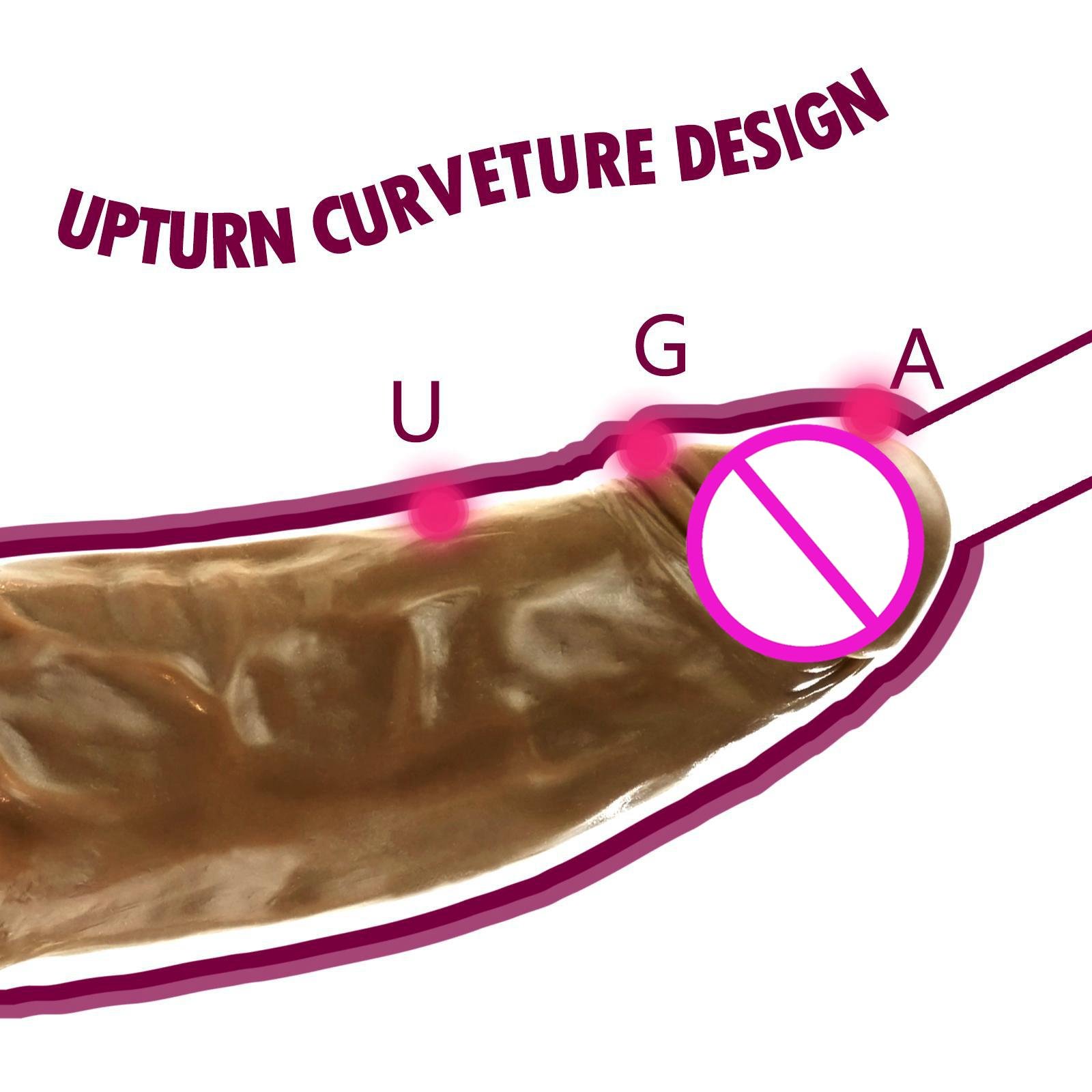 15cm Long Huge Thick Dia 19cm Dildo Strong Suction Cup Vagina G-spot Stronger Stimulus Artificial Penis Adult Sex Toy For Women