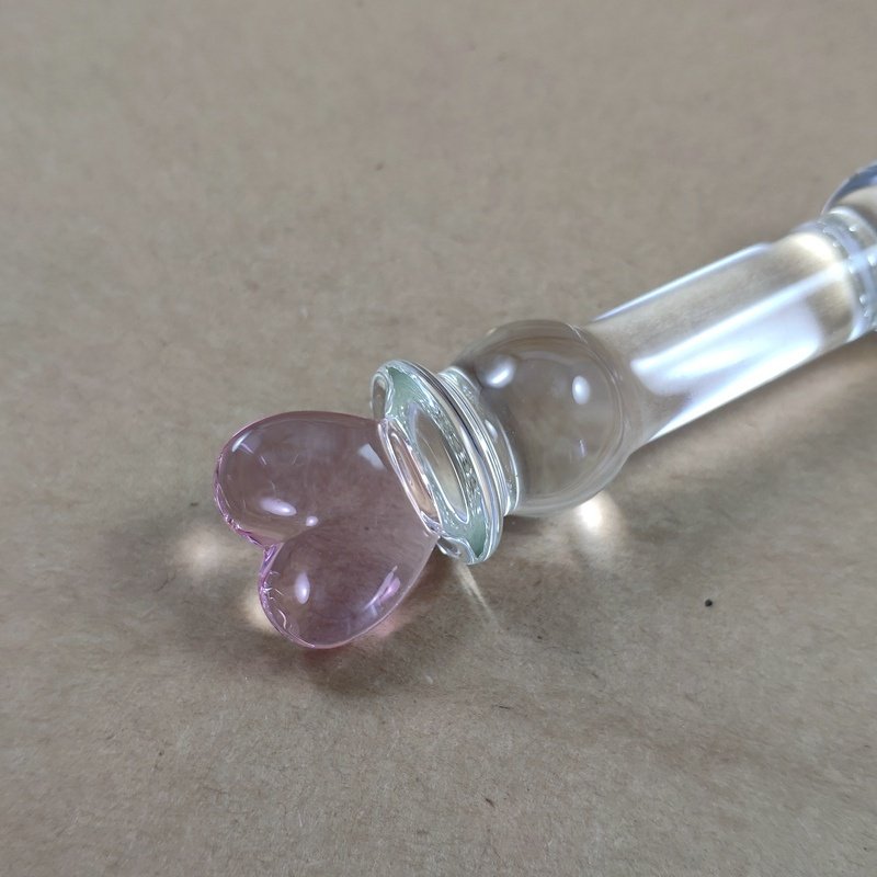 Heart Shape Glass Dildo, Diamond Anal Sex Toys, Anal Plug Vagina Butt Plug for 2019 New Sex Toy Market