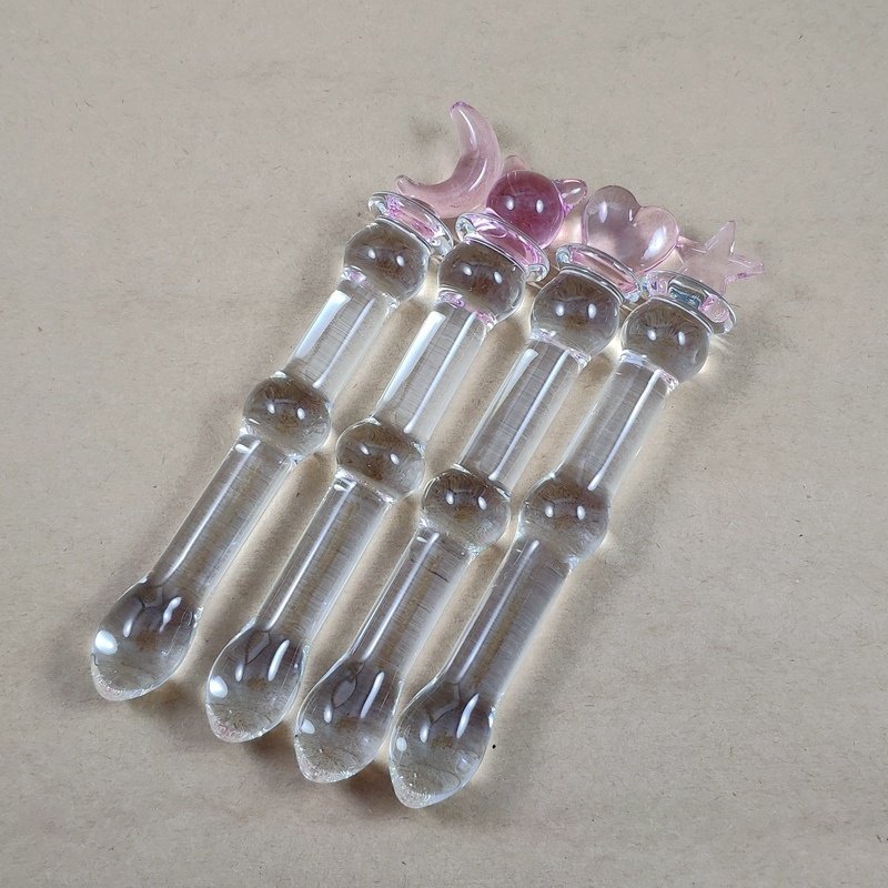 Heart Shape Glass Dildo, Diamond Anal Sex Toys, Anal Plug Vagina Butt Plug for 2019 New Sex Toy Market