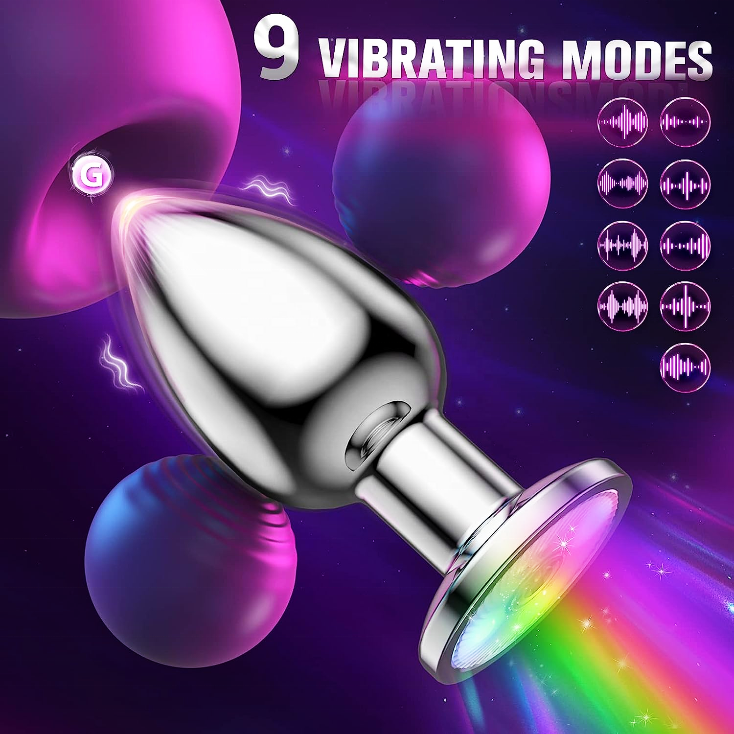 Aimitoy Wholesale Adult Sex Toys Anal Toys Vibrating Butt Plug with App Remote Control Anal Beads Prostate Massager Anal Sex Toy