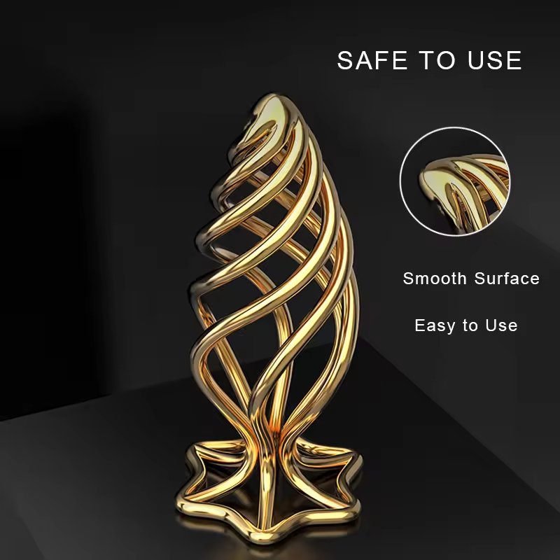 Good Price High Quality Hollow Spiral Metal Butt Plug Sex Toys Anal Globular Adult Products For Women And Men Juguetes Sexuales