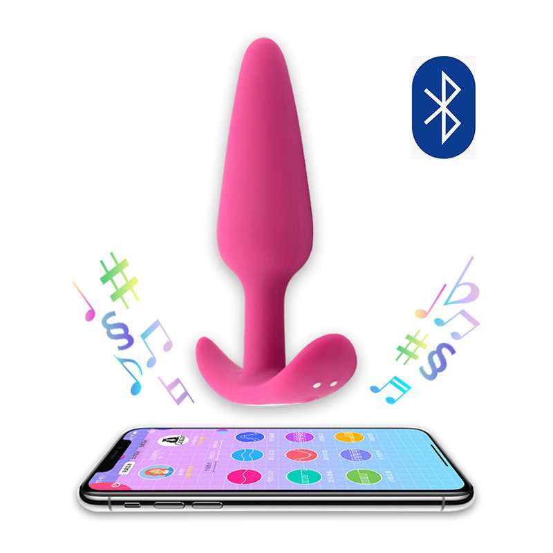 Couple Sex Sale Female Anal Plug T Handle Anal Plug Vibrator Operated By App Controlled Butt Plug
