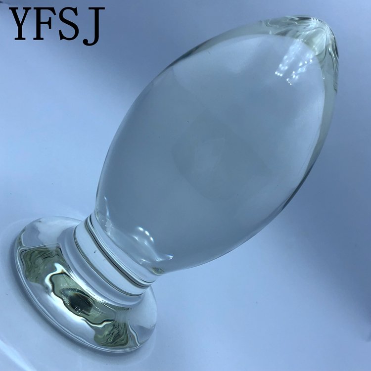 Huge . glass anal for . Prostate G SPOT Massager sex toy for women or men