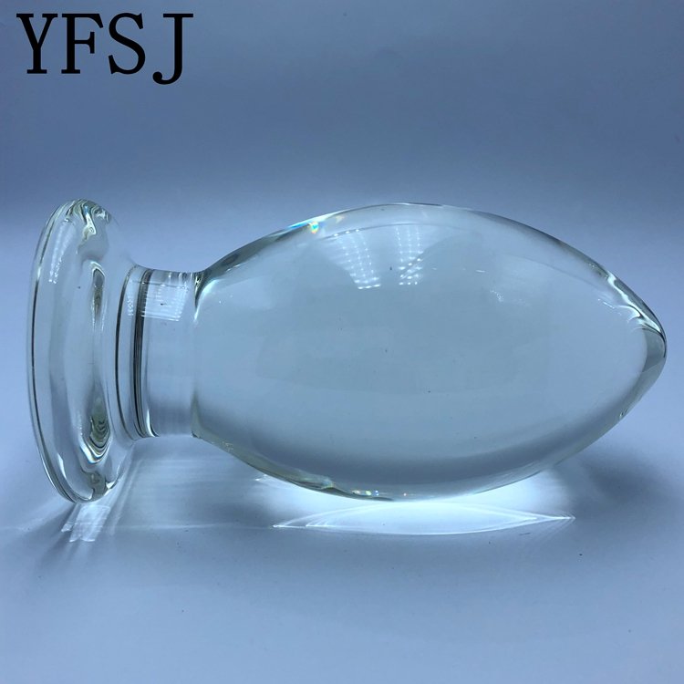 Huge . glass anal for . Prostate G SPOT Massager sex toy for women or men