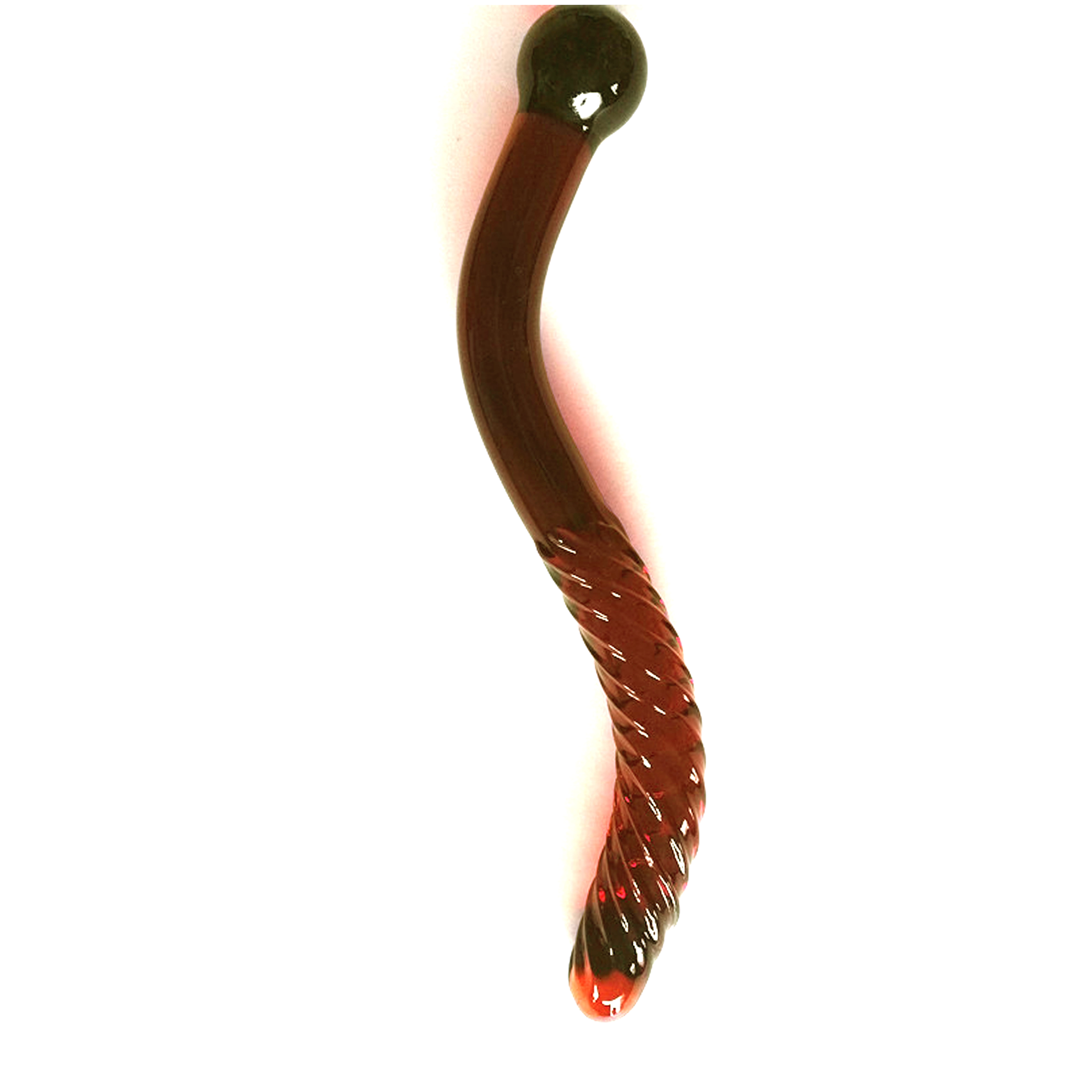 290mm Brown Glass Yoni Wand Crystal Dildo Penis Huge Glass Dildo Women Sex Toys Glass Anal Butt Plug For Adult Massage Wand