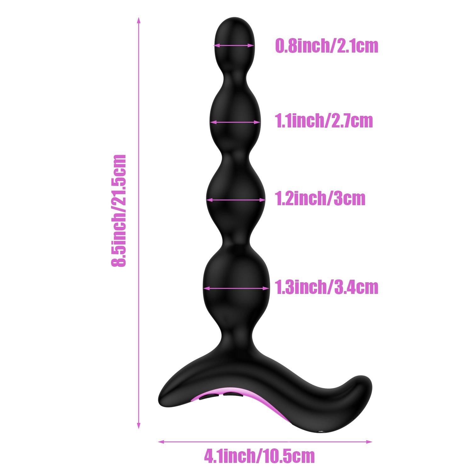 10 Modes Ball Beads Anal Vibrator Dildo Butt Plugs Anus Intercourse Massager Masturbator Sex Toys for Women Men Gay Lesbian