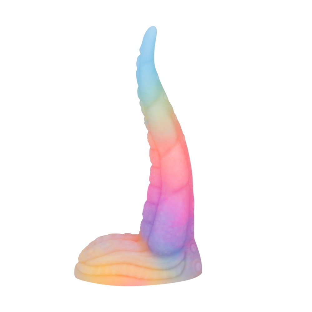 Customized Large Anal Plug New Design Rainbow Silicone Sex Toy Soft Wearable Sexy Accessory for Men and Women Adult Products