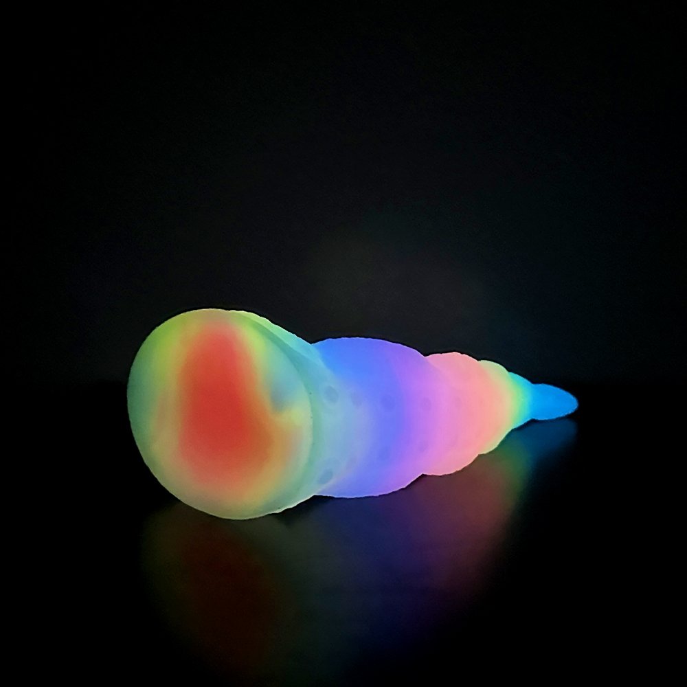 Customized Large Anal Plug New Design Rainbow Silicone Sex Toy Soft Wearable Sexy Accessory for Men and Women Adult Products