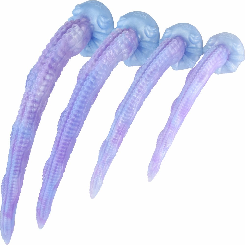 YOCY Anal Tentacle Dildo Adult Sex Toy,Huge Monster Long Dildo Anal Plug for U & G-spot,double knot tentacle dildo butt plug gay
